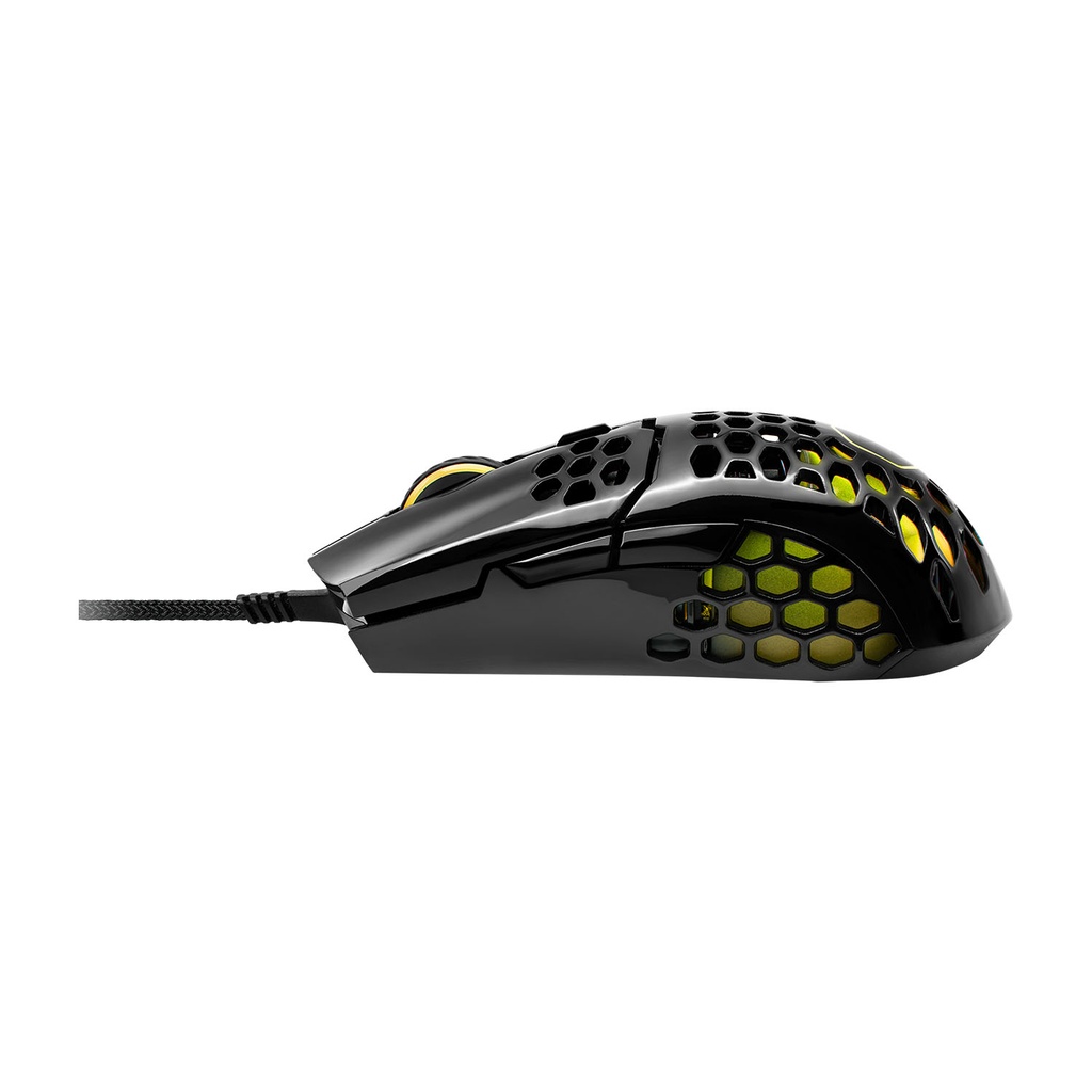 CoolerMaster MM711 Wired Gaming Mouse (60g) - Glossy Black