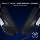 Razer Kaira HyperSpeed Wireless Gaming Headset for PlayStation: 50mm Drivers, HyperClear Cardioid Mic, Memory Foam Cushions, Bluetooth, 30 Hr Battery for PS5, PS4, PC, Mobile - White & Black