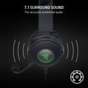 Razer Kraken Kitty V2 Pro Wired RGB Headset: Interchangeable Ears (Kitty, Bear, Bunny), Stream Reactive Lighting, Detachable HyperClear Cardioid Mic, 50mm Drivers, 7.1 Surround Sound - Black