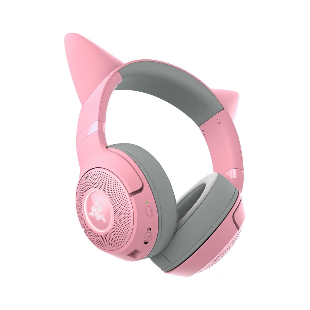 Razer Kraken Kitty V2 BT Quartz Edition Wireless/Bluetooth Gaming Headset RGB With Kitty Ears - Pink