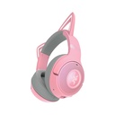 Razer Kraken Kitty V2 BT Quartz Edition Wireless/Bluetooth Gaming Headset RGB With Kitty Ears - Pink