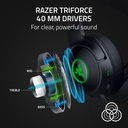 Razer Kraken Kitty V2 USB Wired RGB Gaming Headset: Chroma Kitty Ears, Stream Reactive Lighting, HyperClear Cardioid Mic, 7.1 Surround Sound For PC, PS4, PS5 - Black