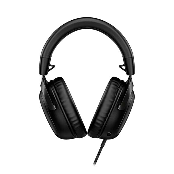 HyperX Cloud III – Wired Gaming Headset, PC, PS5, Xbox Series X|S, Angled 53mm Drivers, DTS,USB-C, USB-A, 3.5mm – Black (727A8AA)