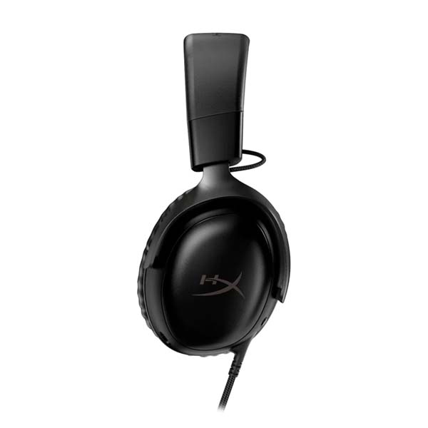 HyperX Cloud III – Wired Gaming Headset, PC, PS5, Xbox Series X|S, Angled 53mm Drivers, DTS,USB-C, USB-A, 3.5mm – Black (727A8AA)