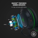 Razer Kaira X Wired Headset for Xbox Series X|S, Xbox One, PC, Mac & Mobile Devices: Triforce 50mm Drivers, HyperClear Cardioid Mic, Flowknit Memory Foam Ear Cushions, On Headset Controls - Black