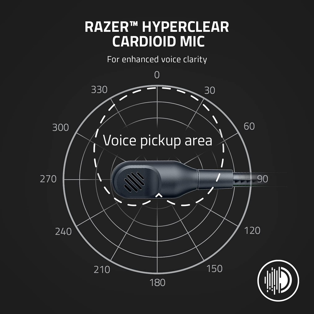 Razer Kaira X Wired Headset for Xbox Series X|S, Xbox One, PC, Mac & Mobile Devices: Triforce 50mm Drivers, HyperClear Cardioid Mic, Flowknit Memory Foam Ear Cushions, On Headset Controls - Black
