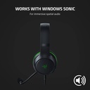 Razer Kaira X Wired Headset for Xbox Series X|S, Xbox One, PC, Mac & Mobile Devices: Triforce 50mm Drivers, HyperClear Cardioid Mic, Flowknit Memory Foam Ear Cushions, On Headset Controls - Black