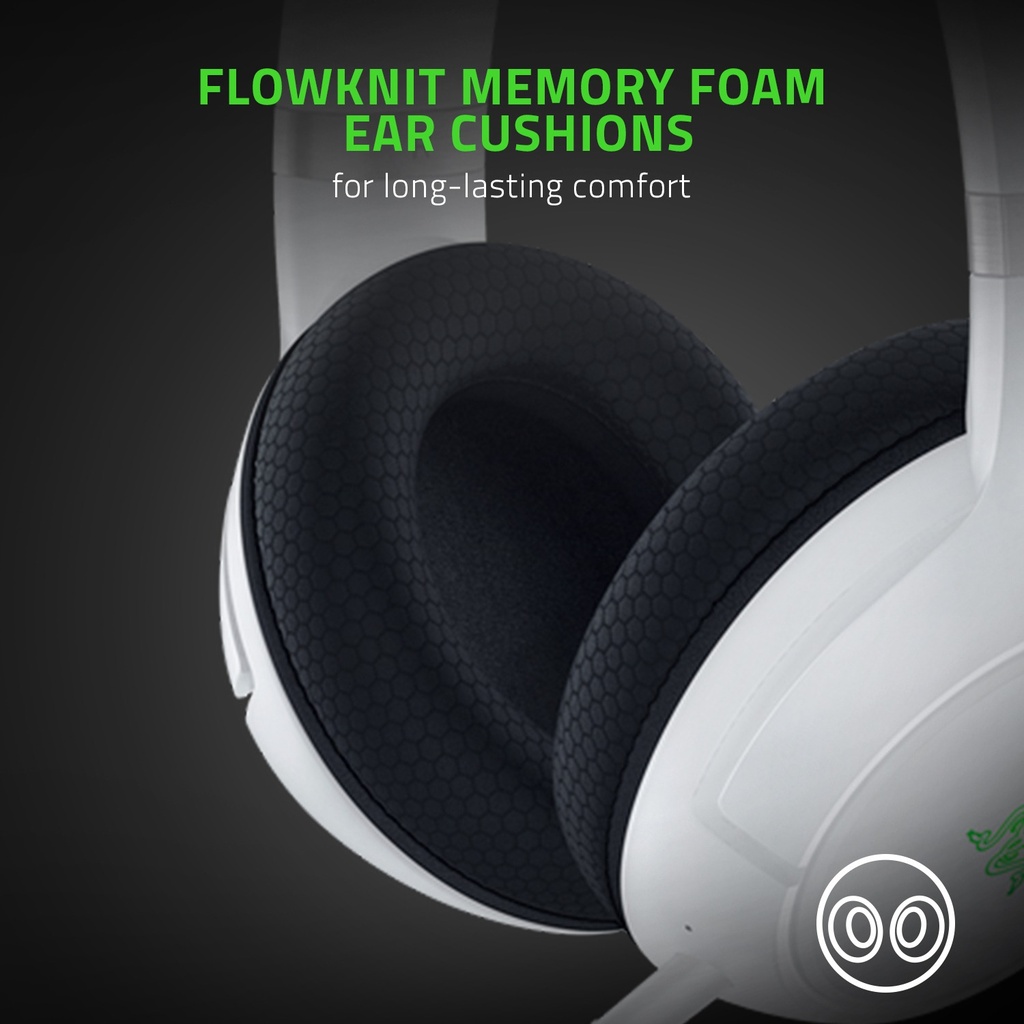 Razer Kaira Pro for Xbox Gaming Headset, Wireless / Bluetooth Connectivity, Titanium Drivers & Detachable Supercardioid Mic, for Xbox Series X|S and mobile Gaming - White | RZ04-03470300-R3M1