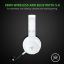 Razer Kaira Pro for Xbox Gaming Headset, Wireless / Bluetooth Connectivity, Titanium Drivers & Detachable Supercardioid Mic, for Xbox Series X|S and mobile Gaming - White | RZ04-03470300-R3M1