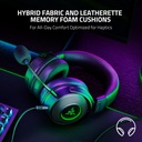 Razer Kraken V3 HyperSense Wired USB Gaming Headset: Haptic Technology, THX Spatial Audio, Detachable HyperClear Cardioid, Passive noise cancellation, For PC, PlayStation, Nintendo Switch - Black