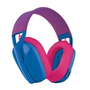 Logitech G435 Light Speed Wireless/Bluetooth Gaming Headset For PC & PS5/4 - Blue/Raspberry