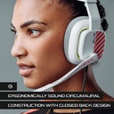 Astro A10 PlayStation Challenger Wired Gaming Headset For PC,Xbox,PS5,Switch & Mobile Devices - White