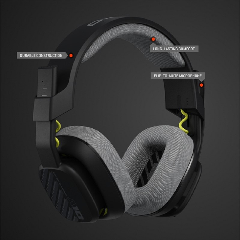 Astro A10 Play Station Salvage Wired Gaming Headset For PC,Xbox,PS5,Switch & Mobile Devices-Black
