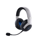 Razer Kaira Pro Dual Wireless Gaming Headset for PlayStation: HyperSense, Triforce 50mm Drivers, Detachable Mic, 2.4GHz and Bluetooth w/SmartSwitch, RGB Chroma, for PS5, PC, Mobile, PS4 - White & Black