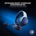 Razer Kaira Pro Dual Wireless Gaming Headset for PlayStation: HyperSense, Triforce 50mm Drivers, Detachable Mic, 2.4GHz and Bluetooth w/SmartSwitch, RGB Chroma, for PS5, PC, Mobile, PS4 - White & Black