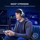 Razer Kaira Pro Dual Wireless Gaming Headset for PlayStation: HyperSense, Triforce 50mm Drivers, Detachable Mic, 2.4GHz and Bluetooth w/SmartSwitch, RGB Chroma, for PS5, PC, Mobile, PS4 - White & Black