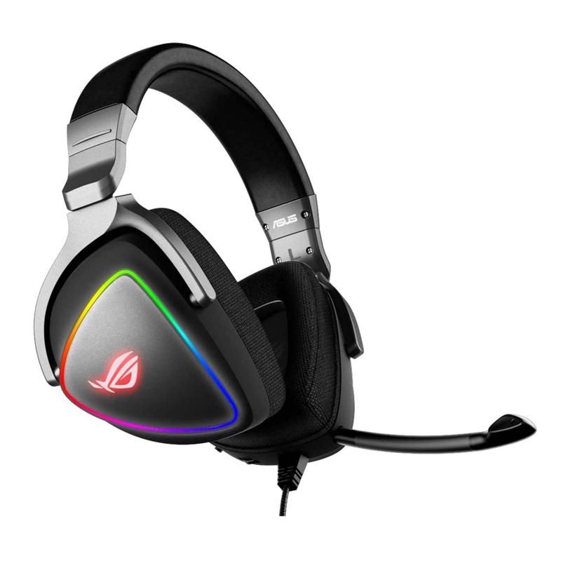 Asus ROG Delta RGB Quad-DAC Virtual 7.1 Wired USB-C RGB Gaming Headset For PC,PS5,Switch & Mobiles