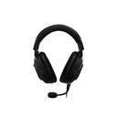Logitech Pro X Wired 7.1 Gaming Headsetwith Blue VO!CE Detachable Microphone, 50MM Leatherette Earpads, for PC, PlayStation®, Xbox®, Nintendo Switch™, Mobile Devices, Black | 981-000818