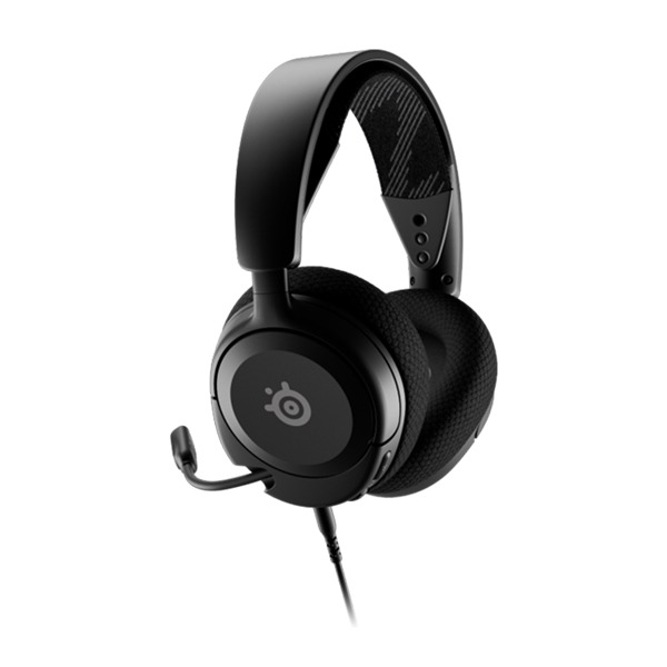 SteelSeries Arctis Nova 1 Multi-Platform Premium Wired (3.5mm) Nova Acoustic System Gaming Headset, AI Noise-Cancelation ClearCast Retractable Mic,For PC,PS5/PS4, Xbox Switch & Mobile Devices - Black