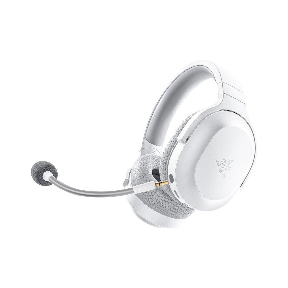 Razer Barracuda X Wireless/Bluetooth/Wired 7.1 Surround Sound Gaming Headset, Detachable Hyperclear Cardioid Mic,Upto 50 Hrs Battery Life For PC,PlayStation,Switch & Mobile Devices - Mercury White