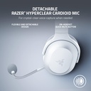 Razer Barracuda X Wireless/Bluetooth/Wired 7.1 Surround Sound Gaming Headset, Detachable Hyperclear Cardioid Mic,Upto 50 Hrs Battery Life For PC,PlayStation,Switch & Mobile Devices - Mercury White