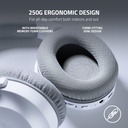 Razer Barracuda X Wireless/Bluetooth/Wired 7.1 Surround Sound Gaming Headset, Detachable Hyperclear Cardioid Mic,Upto 50 Hrs Battery Life For PC,PlayStation,Switch & Mobile Devices - Mercury White