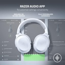 Razer Barracuda X Wireless/Bluetooth/Wired 7.1 Surround Sound Gaming Headset, Detachable Hyperclear Cardioid Mic,Upto 50 Hrs Battery Life For PC,PlayStation,Switch & Mobile Devices - Mercury White