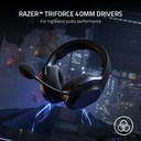 Razer Barracuda X Wireless/Bluetooth/Wired 7.1 Surround Sound Gaming Headset, Detachable Hyperclear Cardioid Mic,Upto 50 Hrs Battery Life For PC,PlayStation,Switch & Mobile Devices - Black
