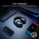 Razer Barracuda X Wireless/Bluetooth/Wired 7.1 Surround Sound Gaming Headset, Detachable Hyperclear Cardioid Mic,Upto 50 Hrs Battery Life For PC,PlayStation,Switch & Mobile Devices - Black