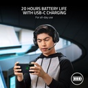 Razer Barracuda X Wireless/Bluetooth/Wired 7.1 Surround Sound Gaming Headset, Detachable Hyperclear Cardioid Mic,Upto 50 Hrs Battery Life For PC,PlayStation,Switch & Mobile Devices - Black