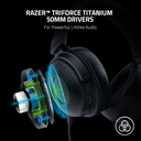 Razer Kraken V3 Pro Wireless/Wired (3.5mm) Gaming Headset Haptic Technology, HyperSense, Passive Noise Cancellation, For PC, PS4, PS5, Nintendo Switch, Mobile, Xbox - Black