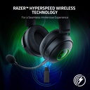 Razer Kraken V3 Pro Wireless/Wired (3.5mm) Gaming Headset Haptic Technology, HyperSense, Passive Noise Cancellation, For PC, PS4, PS5, Nintendo Switch, Mobile, Xbox - Black