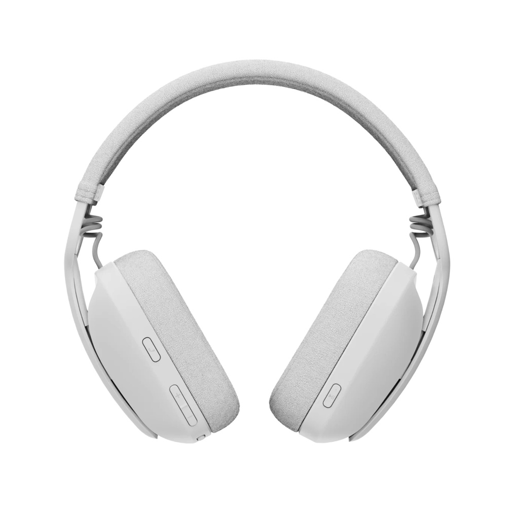 Logitech Zone Vibe 100 Wireless Bluetooth Headset With Noise-Cancelling Mic - Off White