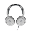 SteelSeries Arctis Nova 1 Multi-Platform Premium Wired (3.5mm) Nova Acoustic System Gaming Headset, AI Noise-Cancelation ClearCast Retractable Mic,For PC,PS5/PS4, Xbox Switch & Mobile Devices - White