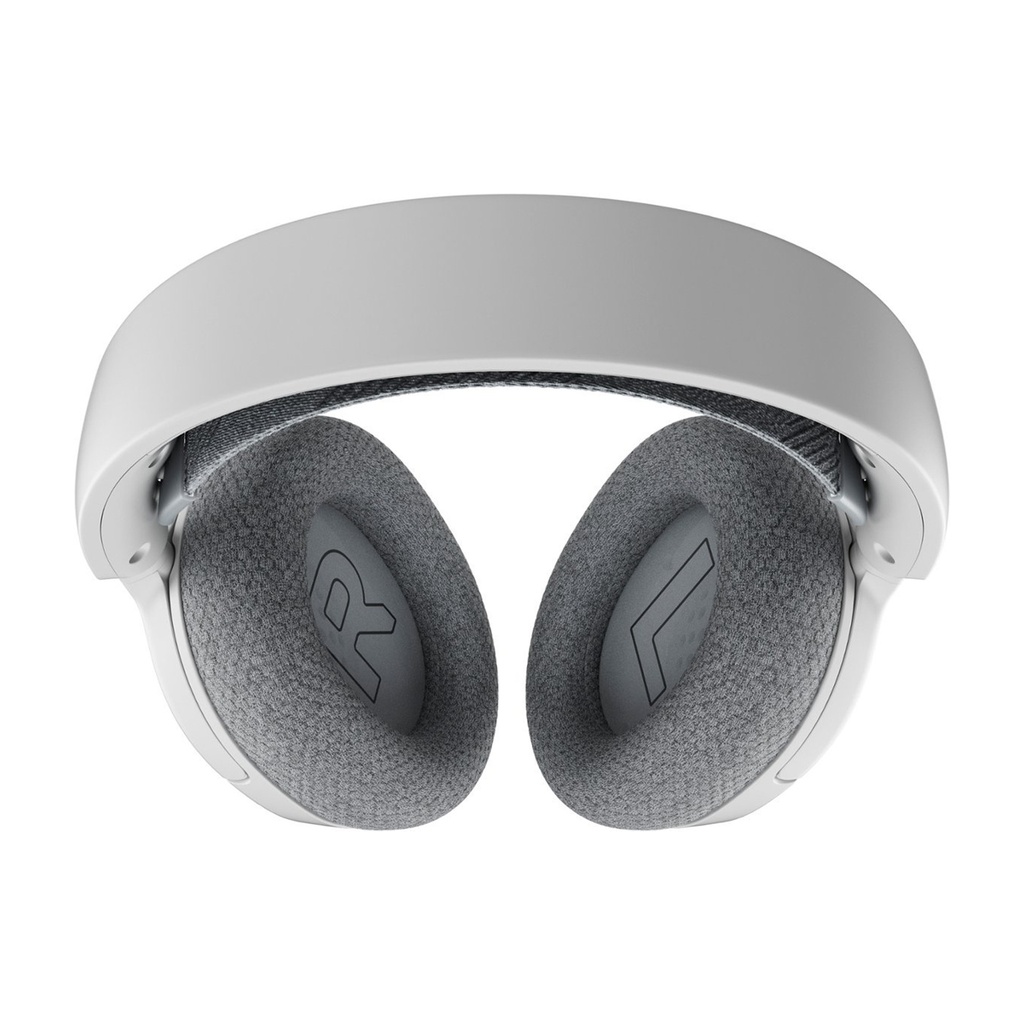 SteelSeries Arctis Nova 1 Multi-Platform Premium Wired (3.5mm) Nova Acoustic System Gaming Headset, AI Noise-Cancelation ClearCast Retractable Mic,For PC,PS5/PS4, Xbox Switch & Mobile Devices - White