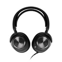 SteelSeries Arctis Nova Pro Multi-System High-Fidelity/Hi-Res Certified Wired Gaming Headset With GameDAC Gen 2, AI Noise Cancelling ClearCast Gen 2 Retractable Mic, TCO Certified, For PC, Playstation, Switch and Mobile Devices - Black
