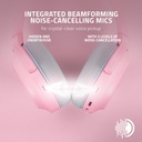 Razer BarraCuda Quartz Edition Wireless/Bluetooth/Wired (USB-C) Gaming Headset, THX Spatial Audio, Dual Noise-Cancellation, Up to 40 Hrs Battery Life, For PC, PS5/PS4,Switch & Mobile Devices