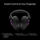 Asus ROG Delta S Wired Gaming Headset with AI noise-canceling mic, 7.1 Virtual Audio Channel, Detachable microphone, 50mm Neodymium Drivers, Asus Aura Scyn RGB, PC & Playstation / Nintendo, Black | 90YH02K0-B2UA00