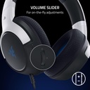 Razer Kaira X Wired Gaming Headset for PlayStation 5 / PS5, PS4, PC, Mac, Mobile: 50mm Drivers, HyperClear Cardioid Mic, Memory Foam Cushions, On-Headset Controls - White & Black