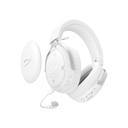 HyperX Cloud III S Wireless/Bluetooth Gaming Headset Upto 120 Hr, Angled 53mm Driver For PC, PS5, PS4 Nintendo Switch & Mobile - White