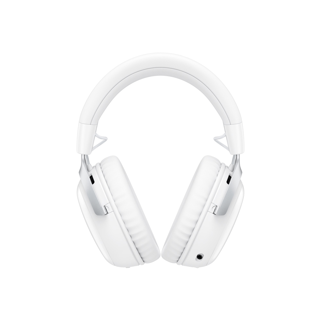 HyperX Cloud III S Wireless/Bluetooth Gaming Headset Upto 120 Hr, Angled 53mm Driver For PC, PS5, PS4 Nintendo Switch & Mobile - White