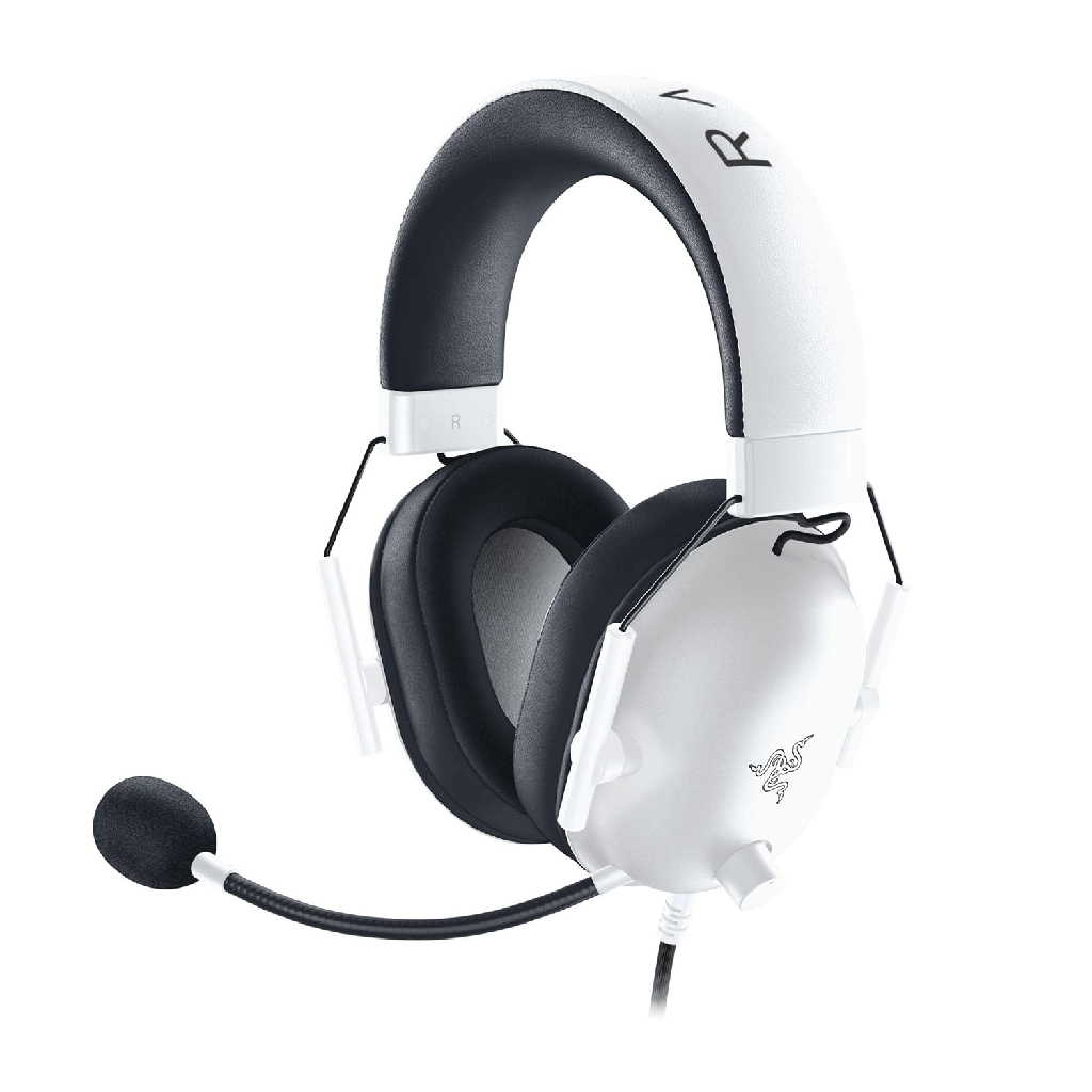 Razer BlackShark V2 X White Edition Wired Console Esports Headset For Xbox, PC, Playstation, Nintendo Switch & Mobile