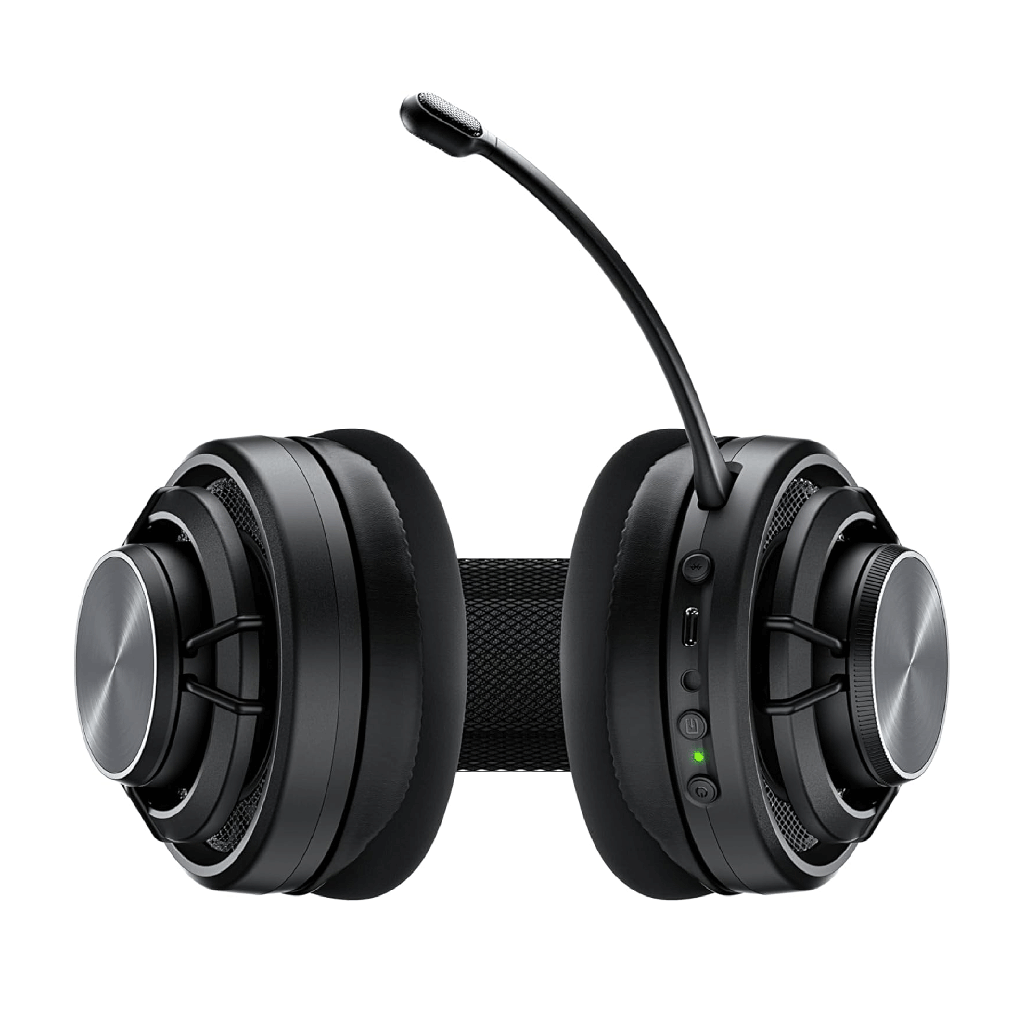 Turtle Beach Atlas Air Wireless Open Back PC Gaming Headset Memory Foam Cushions, 50-Hr Battery For PC,Playstation, Mobile -Black