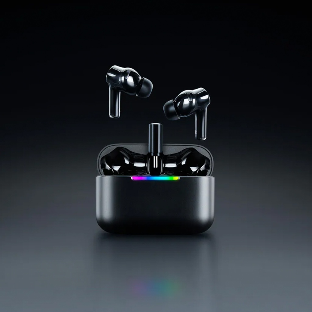 Razer Hammerhead V3 HyperSpeed Wireless Multi-Platform ANC Gaming Earbuds -Black