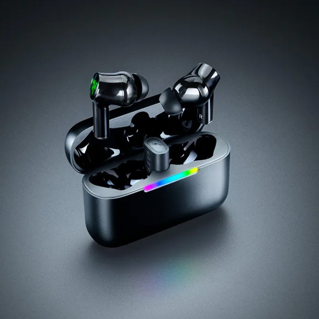 Razer Hammerhead V3 HyperSpeed Wireless Multi-Platform ANC Gaming Earbuds -Black