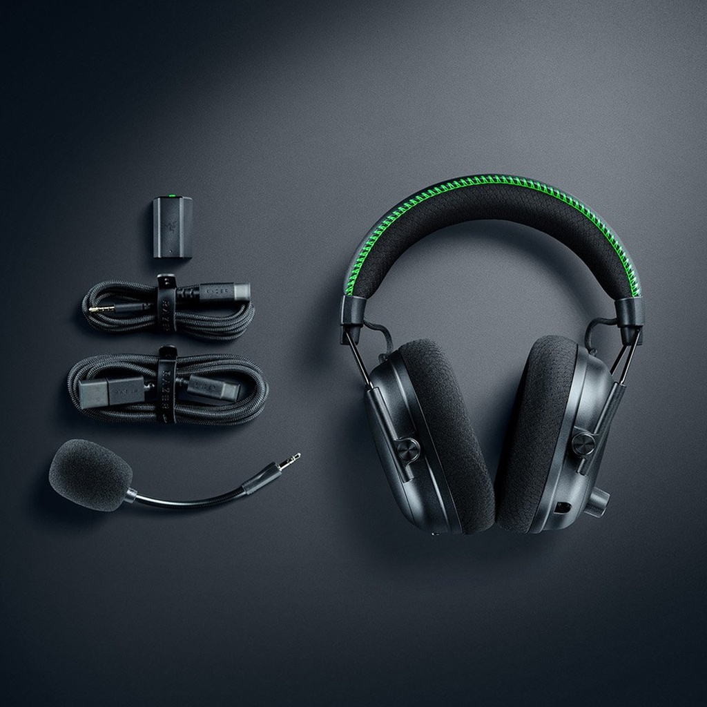 Razer BlackShark V3 Pro Gaming Headset for Xbox, Wireless / Bluetooth / USB Wired, THX Spatial Audio Channel, Tri Force 50 mm Driver, Hybrid Active Noise Cancellation, For PC, & Xbox - | RZ04-05400300-R3M1