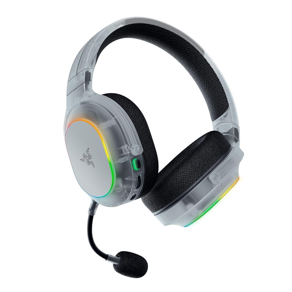 Razer Barracuda X Chroma Wireless Multi Platfrom Gaming Headset For PC,Mac,PlayStation,Switch, Steam Deck & Smartphone - Phantom White
