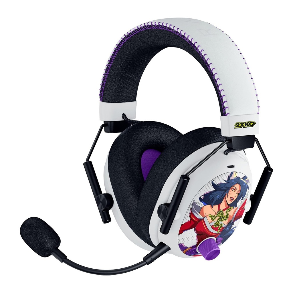 Razer BlackShark V3 Pro Wireless ANC Gaming Headset for Xbox: Full Band Mic - 50mm Driver - 2.4 GHz, Bluetooth, USB, 3.5mm - Works with PC, Mac, PS5, Nintendo Switch - Long Battery Life - 2XKO Edition | RZ04-05401100-R3M1
