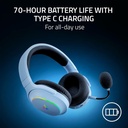 Razer Barracuda X Chroma Wireless Multi-Platform Gaming Headset For PC, Mac, PlayStation, Switch & SmartPhone - White Edition