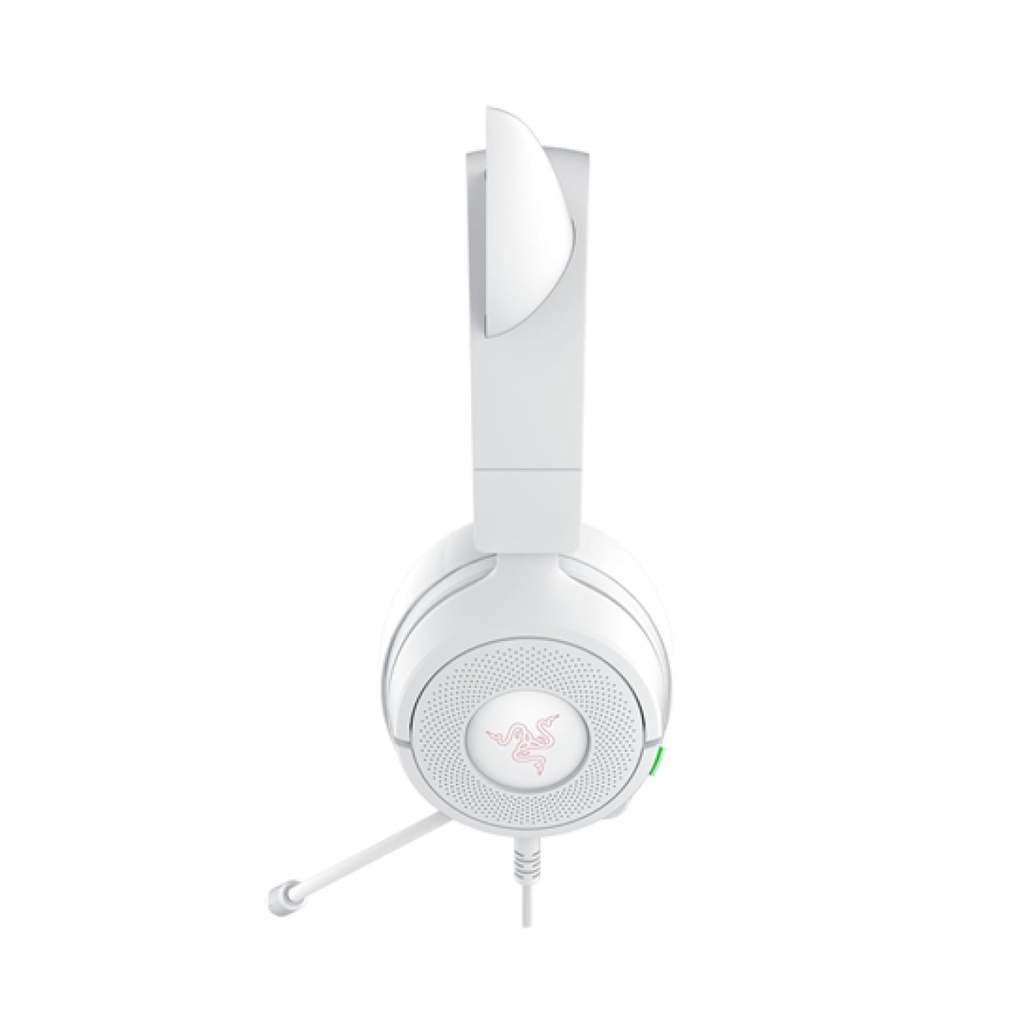 Razer Kraken Kitty V3 X Wired Gaming Headset For PC,Mac,PlayStation,Switch, Steam Deck & Smartphone -White Edition